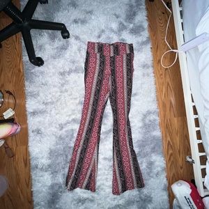 Flare retro western leggings